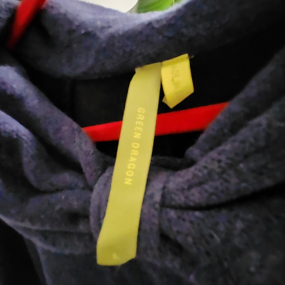 Green Dragon Blue Cape Coat - Picture 6 of 9